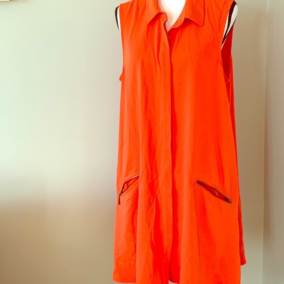 rachel roy orange dress